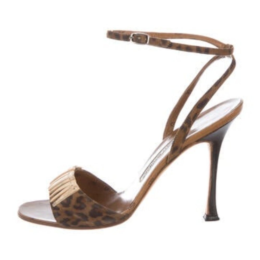 SATC - Manolo Blahnik High Heel Animal Print sandal - Brand new in box